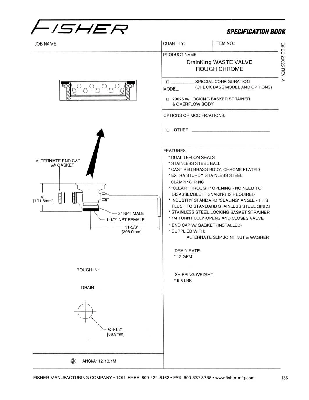 Cutsheet