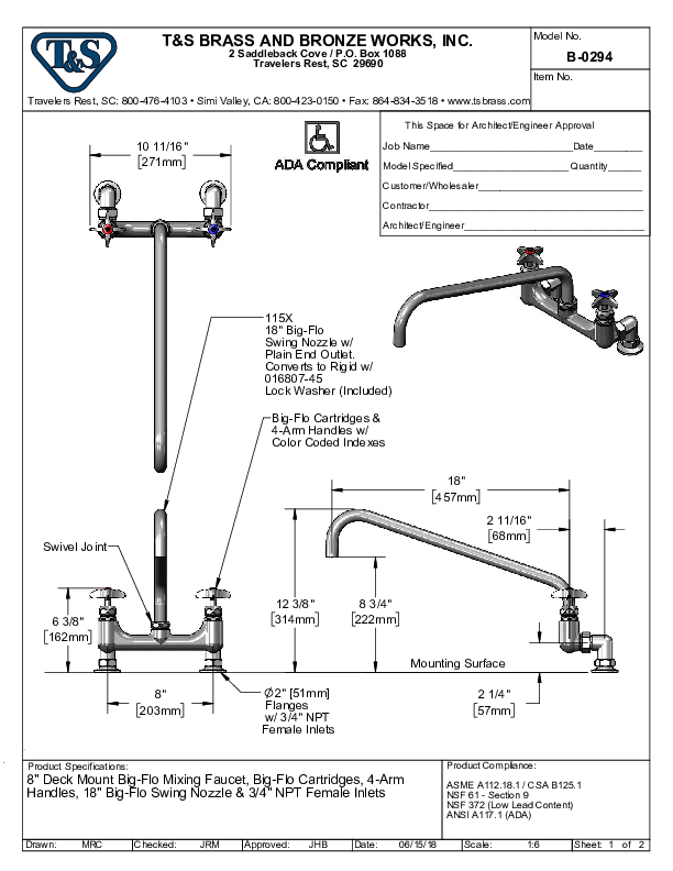 Cutsheet