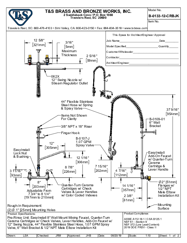 Cutsheet