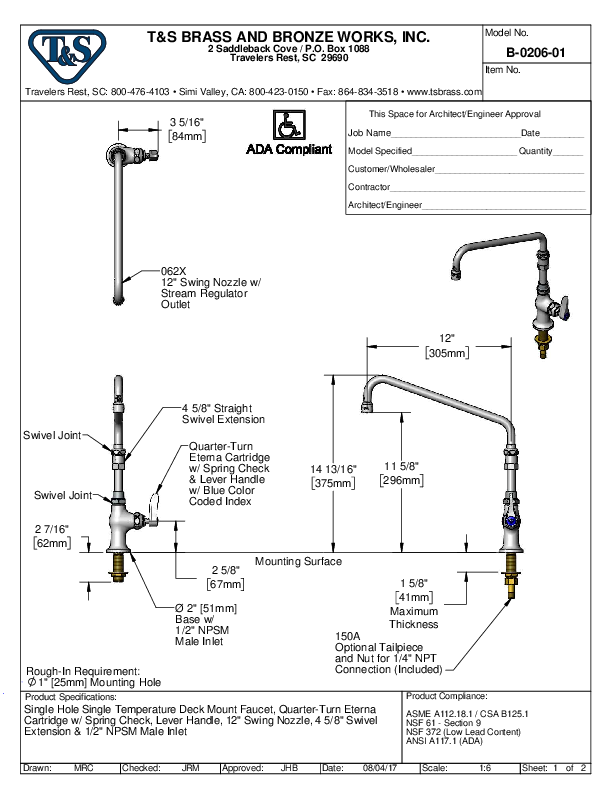 Cutsheet