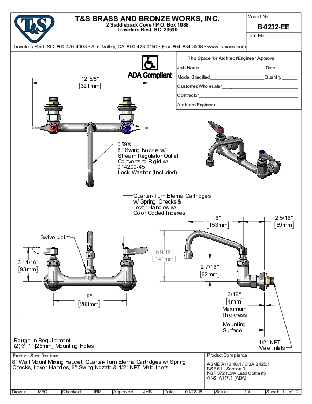 Cutsheet