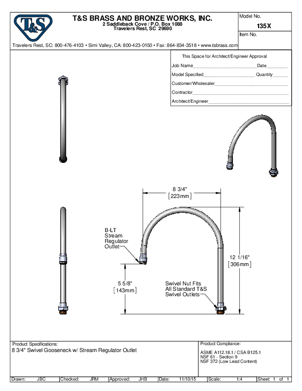 Cutsheet