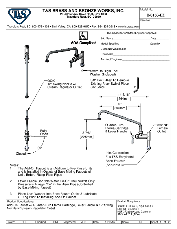 Cutsheet