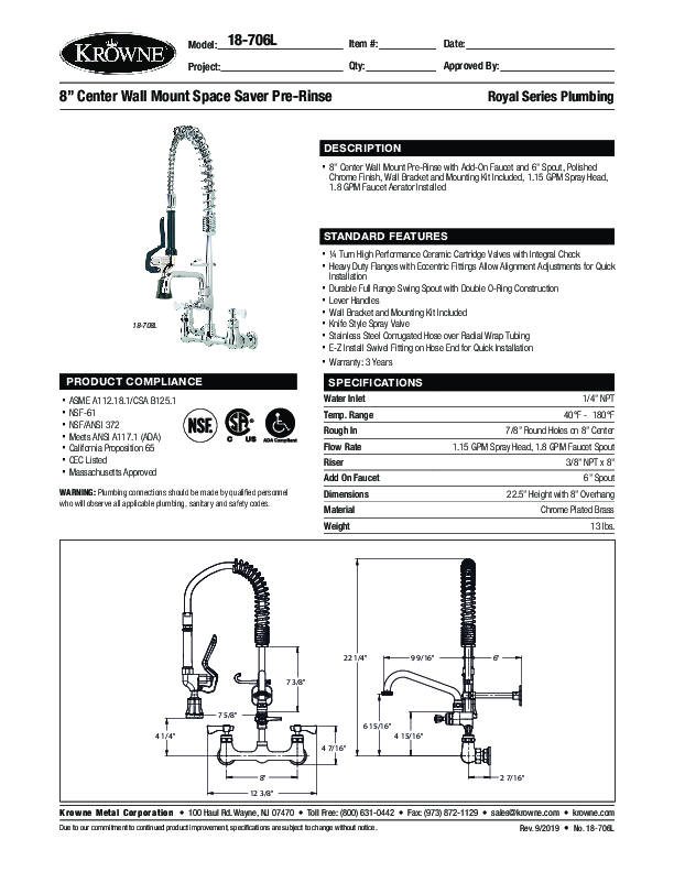 Cutsheet