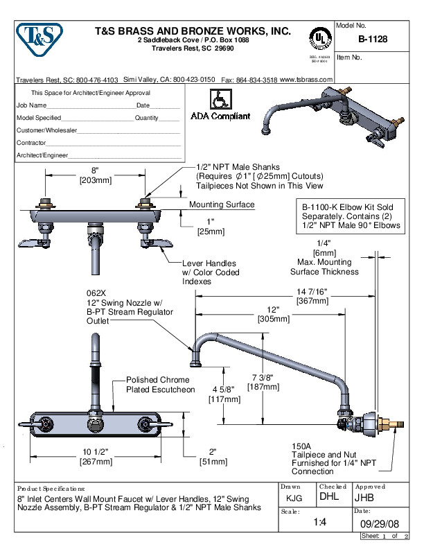 Cutsheet