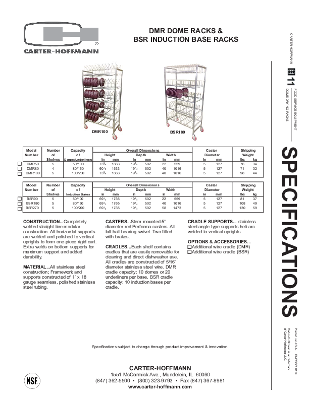 Cutsheet