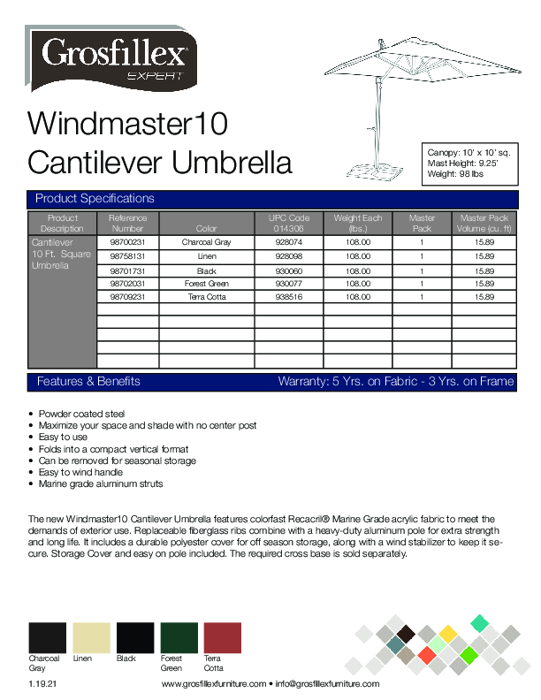 Cutsheet