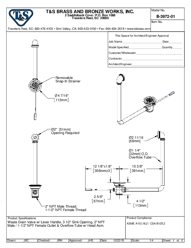 Cutsheet