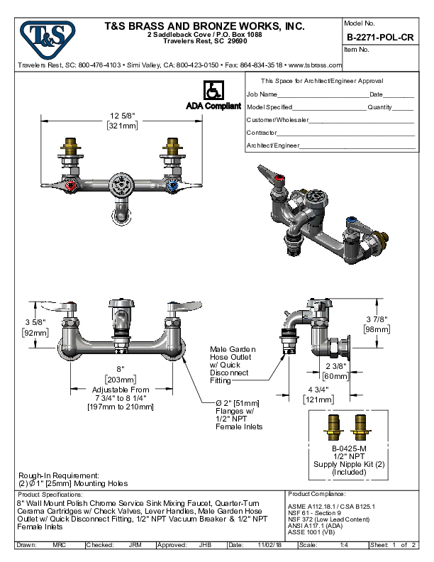 Cutsheet