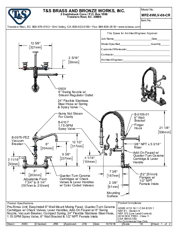 Cutsheet