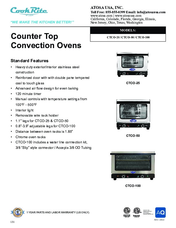 Cutsheet