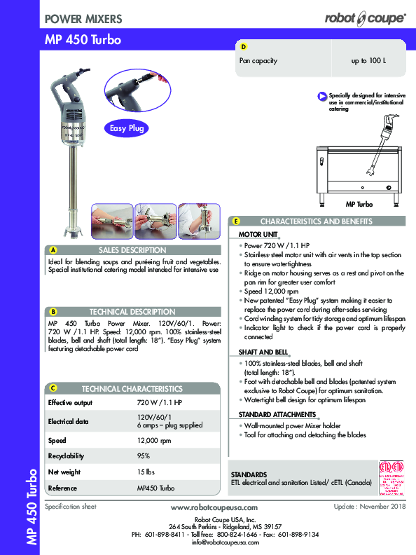 Cutsheet