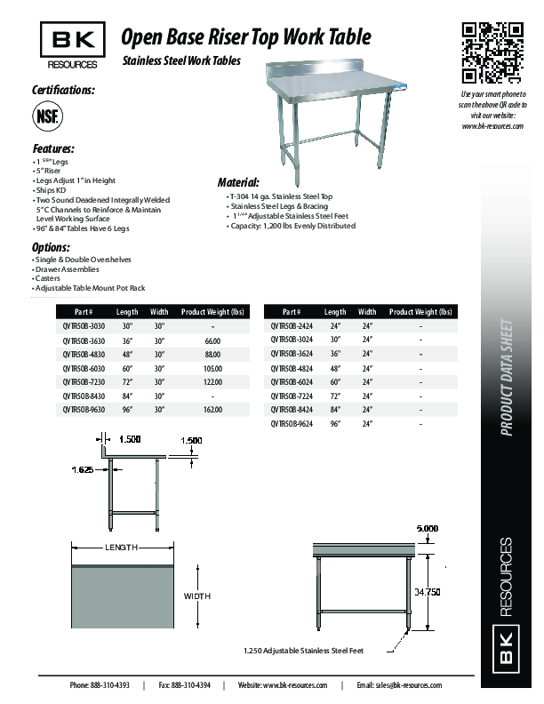 Cutsheet