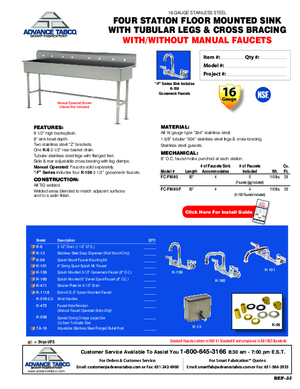 Cutsheet