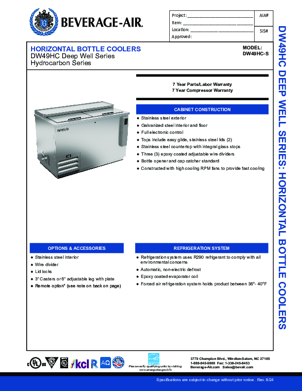 Cutsheet