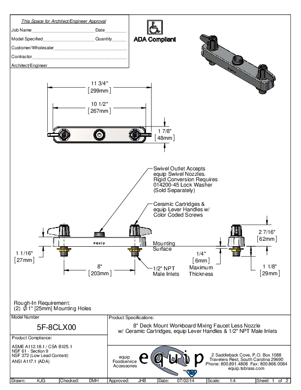 Cutsheet