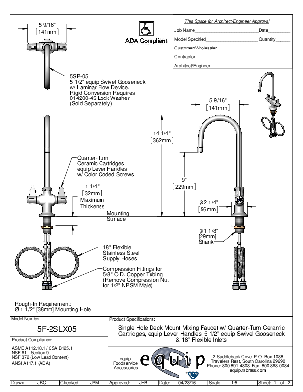 Cutsheet