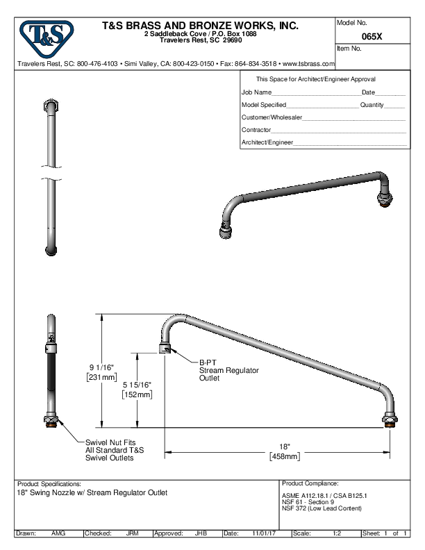 Cutsheet