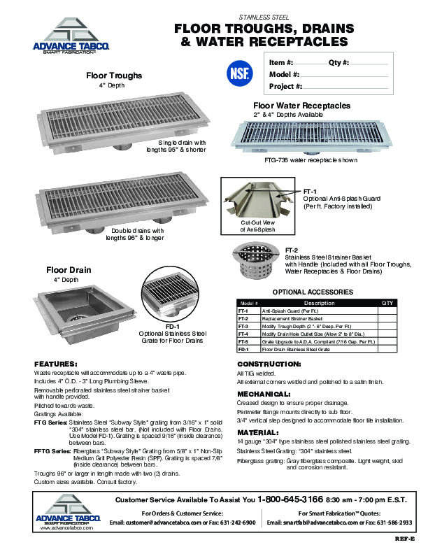 Cutsheet