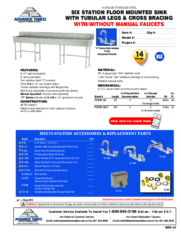 Cutsheet