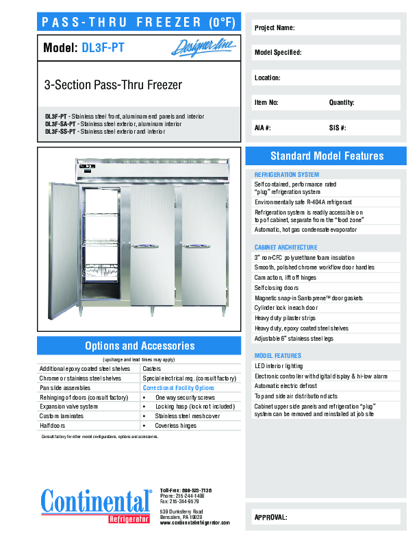 Cutsheet