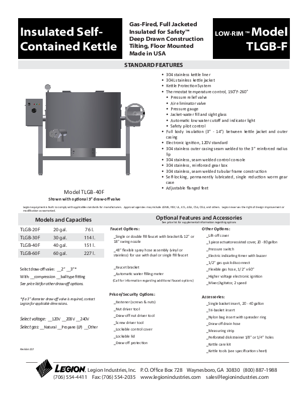 Cutsheet