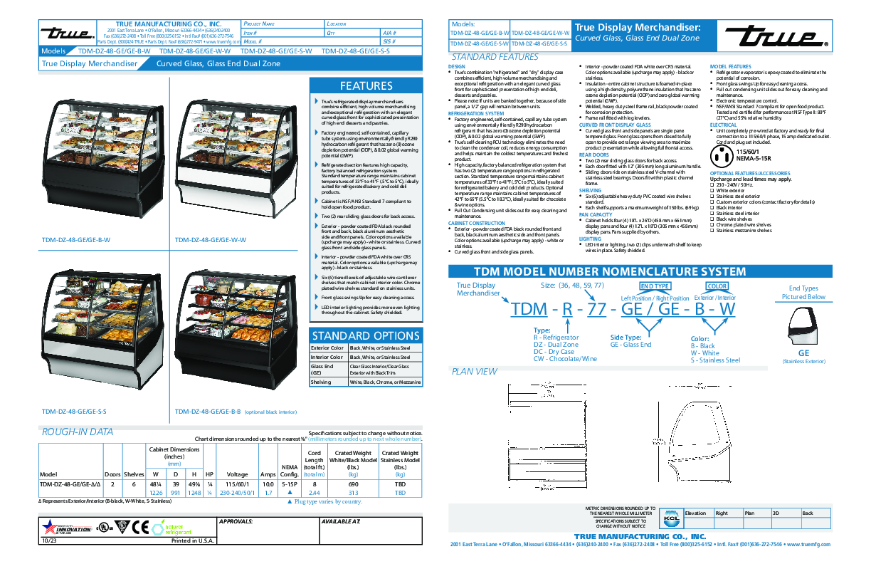 Cutsheet