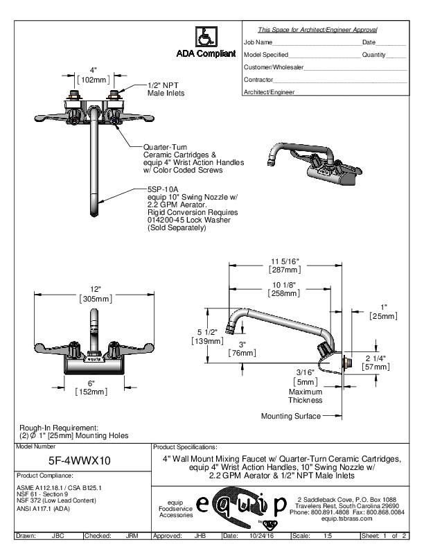 Cutsheet