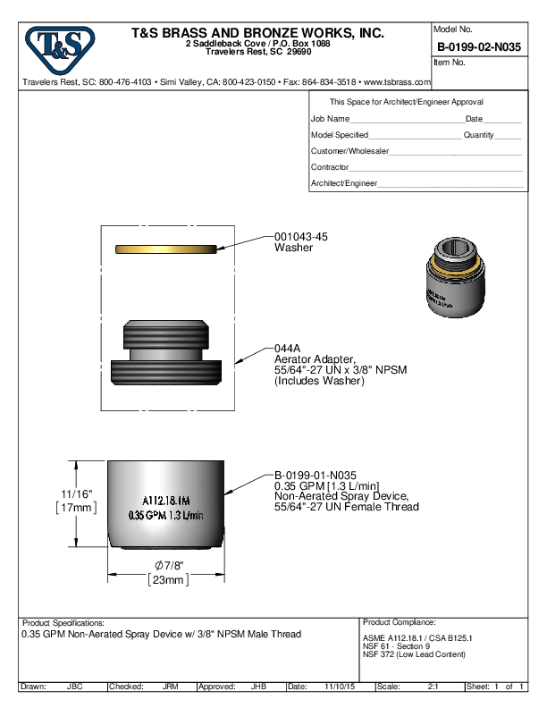 Cutsheet