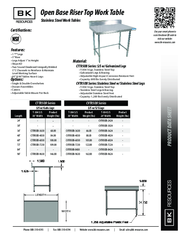 Cutsheet