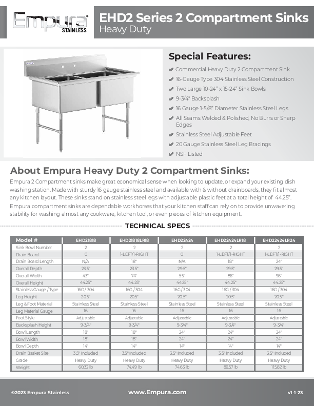 Cutsheet