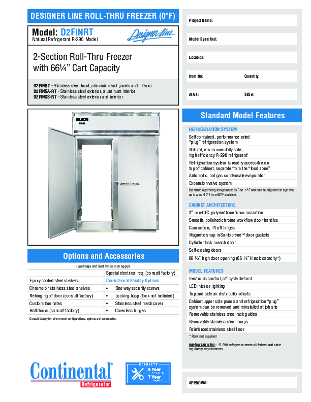 Cutsheet