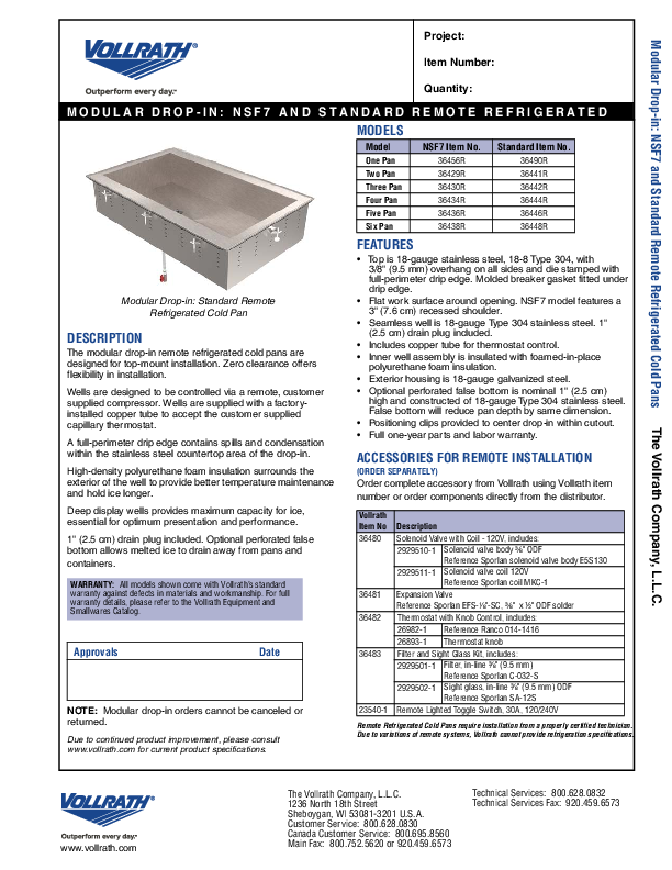 Cutsheet