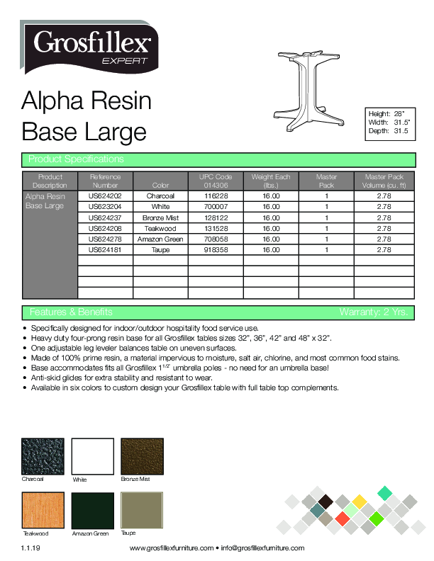 Cutsheet