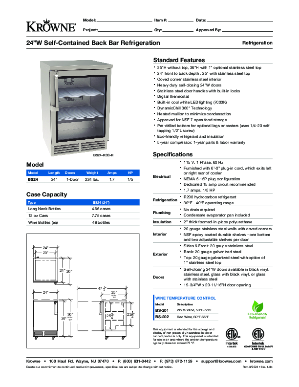 Cutsheet