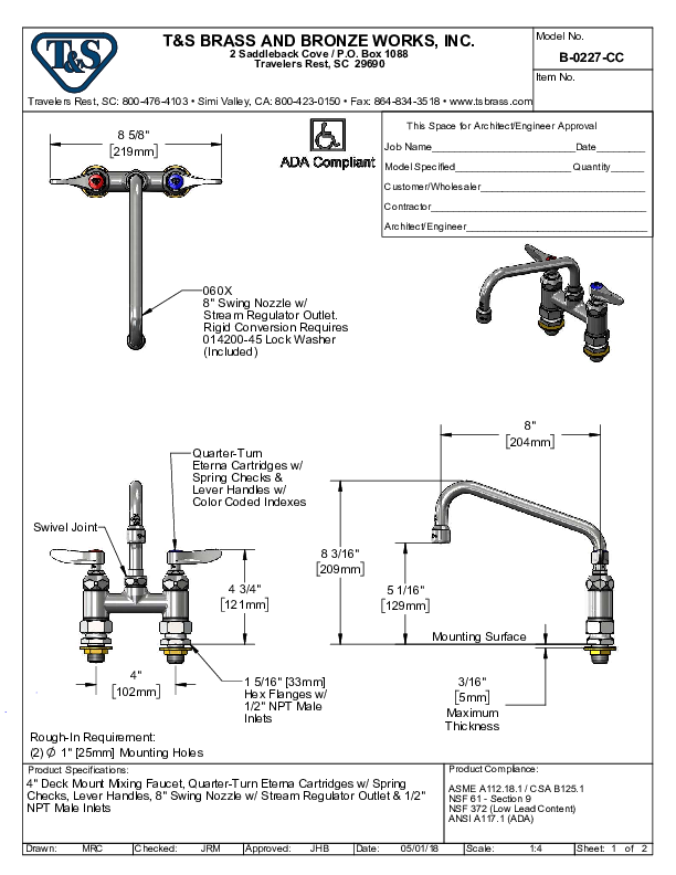 Cutsheet