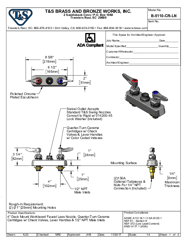 Cutsheet