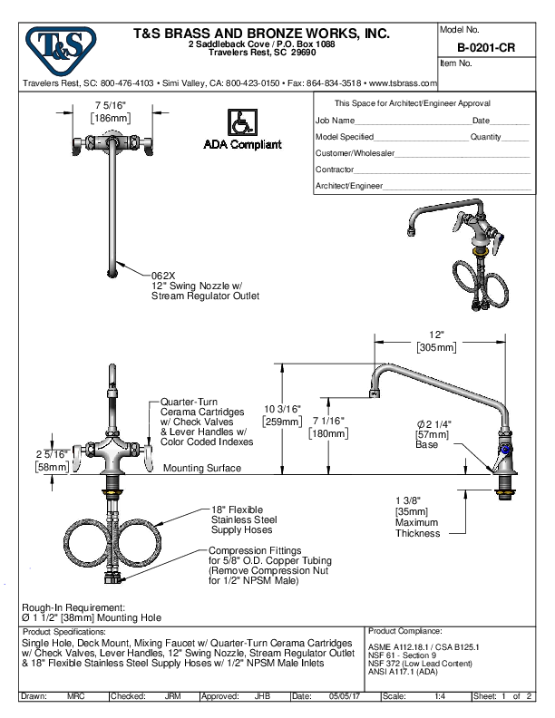 Cutsheet