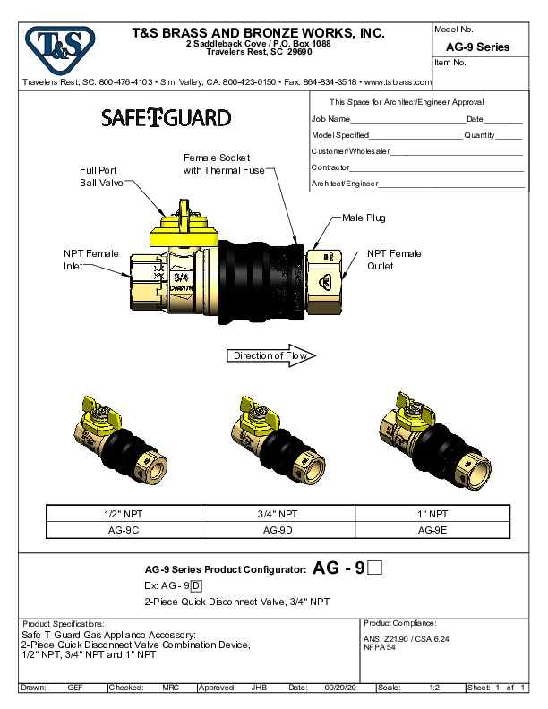 Cutsheet