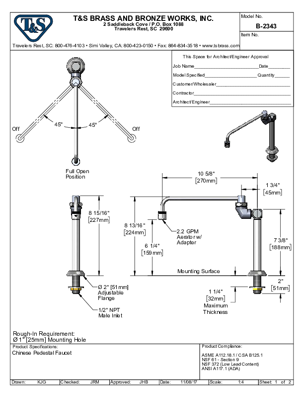 Cutsheet