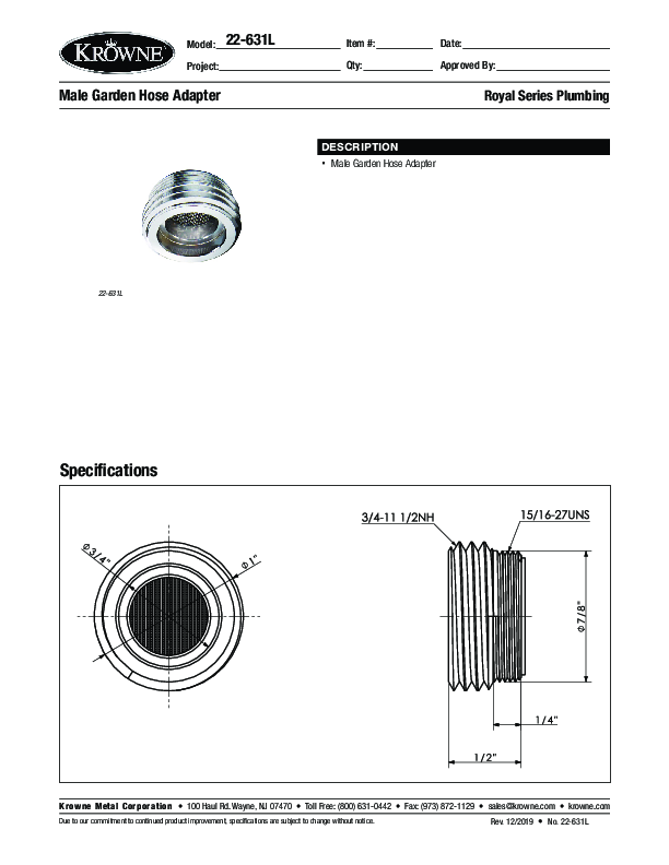 Cutsheet