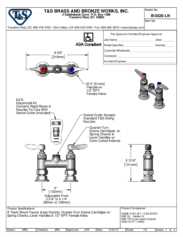 Cutsheet