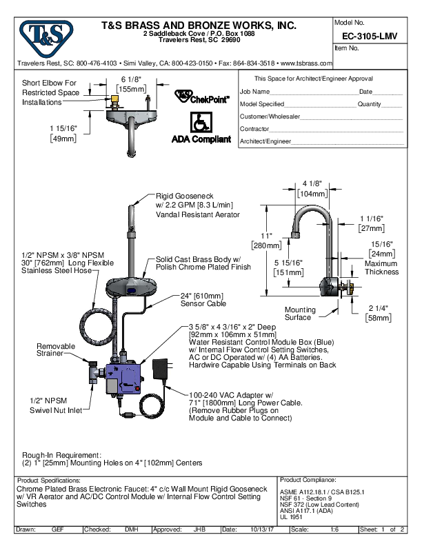 Cutsheet