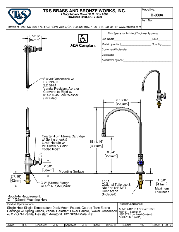 Cutsheet