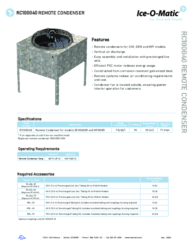 Cutsheet