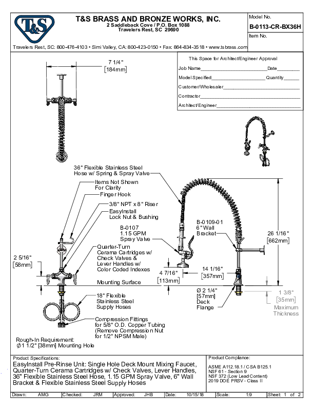 Cutsheet