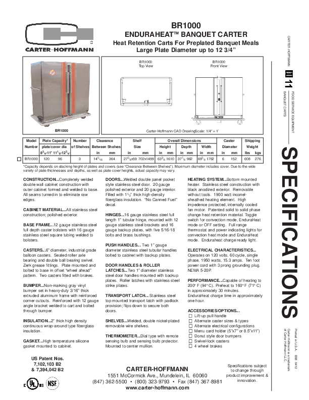 Cutsheet