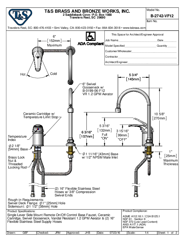 Cutsheet