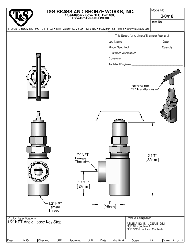 Cutsheet