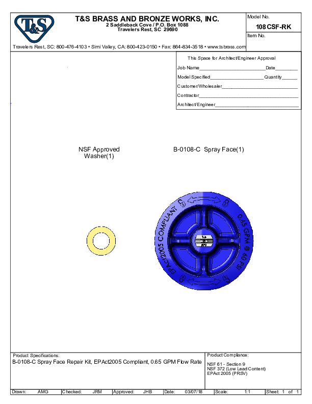 Cutsheet